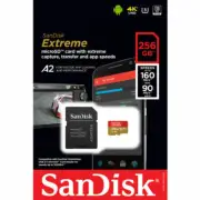 SanDisk Extreme 256GB 160MB/S Class 10 Micro SD MicroSDXC U3 Memory Card SDSQXA1