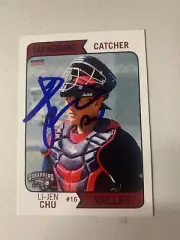 Li-Jen Chu 2015 Signed Mahoning Valley Scrappers