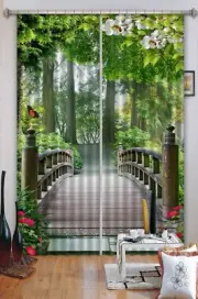 3D Natural 677 Blockout Photo Curtain Print Curtains Drapes Fabric Window AU