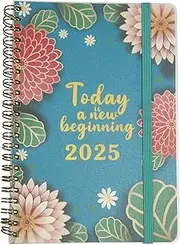 Haobase 2025 Diary A5 Week to View, January 2025 - December 2025, Elastic Closure, Monthly ＆ Weekly Planner for Work, Study, 19 x 13.8 x 1.3 cm