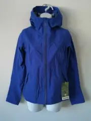 NWT LULULEMON SEAWHEEZE HYRB Blue Waterproof The Rain Is Calling Hooded Jacket 2