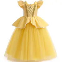 在飛比找蝦皮商城精選優惠-女嬰貝兒公主洋裝lcosplay彩虹公主女孩生日派對洋裝兒童