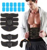 Men Women ABS EMS Stimulator Abdominal Toning Belt Trainer Sport Exercise Belt