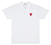 [COMME des GARCONS PLAY] 女雙紅心 Polo 衫