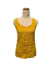 MISTER ZIMI Size 6 Mustard Rosie Cami 100% Viscose Brand New BNWT