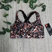 Under Armour Ladies Sports Bra XS Compression Medium Support Crossback Removable