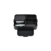 Mepal Bento Lunchbox Food Storage w/Fork Take A Break Large 1.5L Nordic Black