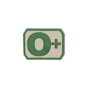 Maxpedition O+ Blood Type Morale Patch [Colour: Arid]