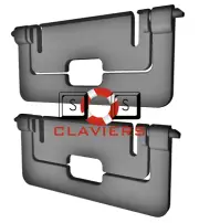 Saitek Eclipse Cyborg Keyboard Spare Replacement Tilt Leg Stall Foot Feet Set