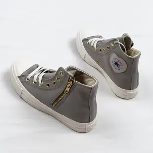 Converse All Star Heartpatch 灰 拉鏈 高筒 休閒運動帆布鞋 男女鞋 5CL299