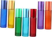 SHERCHPRY 7pcs 10ml Perfume Rollerball Bottle Essential Oil Travel Bottle Leakproof Subpackaging Reusable for Synthesis Oil