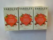 3x Yardley London PUMPKIN CREAM & CINNAMON Soap LTD EDITION 4.25oz FALL SCENT