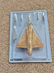 ATLAS GE FABBRI 1:100 DASSAULT MIRAGE 2000 DIECAST AIRCRAFT PLANE MODEL