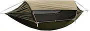 Hammock Bohemian Outdoor Camping Hammock 2.0 Version Mosquito Proof and Hammock with Sunshade Lightweight(Brown 2.0)