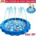 Kids Inflatable Water spray pad Round Water Splash Play Pool Playing Sprinkler