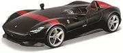 Die-cast Diecast 1:24 for Ferrari Monza SP1 Simulation Car Model Alloy Miniature Vehicle Model Exquisite Presents Collection Miniature Vehicle(Black)