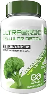 UltraBroc Detox Brocoli Seed Extract with Truebroc Glucoraphanin 60 Vegetarian Capsule