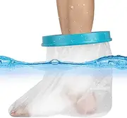 UpGoing Waterproof Foot Cast Cover, Ankle Wound Protector for Shower Bath, Adult Watertight Cast Bag for Surgery Foot, Ankle, Burns - 100% Reusable [New Upgrade]