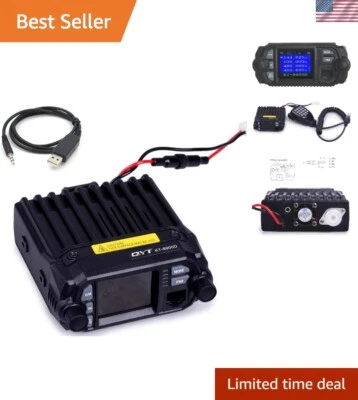 KT-8900D Mobile Transceiver 25W VHF 144-148MHz UHF 420-450MHz Dual Band Quad ...