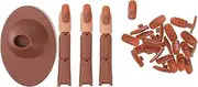 LALADEFIEE Professional Nail Art Training Models Set of 1 Fake Nail Tip Models High Simulation Manicure Practicing Props