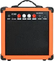 3rd Avenue 15W Guitar Practice Amplifier with Headphone Output, Overdrive Switch, 2 Band EQ, Tone/Gain Controls – Portable Compact – Orange