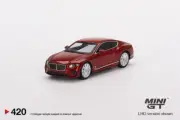 Mini GT 1:64 Bentley Continental GT Speed 2022 Candy Red Model MGT00420-2C
