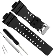 [MyTime] OliBoPo Natural Resin Replacement Watch Band Strap for Casio Mens G-Shock GD120/GA-100/GA-110/GA-100C