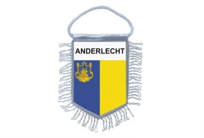 Flag Mini Country Flag Car Decoration Souvenir Coat of Arms Belgium Anderlecht