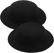 HOOTNEE 2pcs Mini Snowman Hats Adorable Tiny Hats for Crafts for DIY Projects and Doll Photography Decor Material