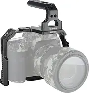 NICEYRIG 90D 80D Camera Cage for Canon EOS 90D 80D 70D with Top Handle, with NATO Rail Cold Shoe Locating Hole