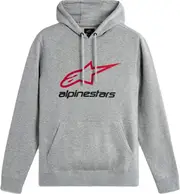 Alpinestars Always V3, hoodie , color: Grey/Red/Black , size: M