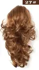 Onedor 15" Synthetic Fiber Curly Ponytail Hair Extension with Clip-in Jaw Clips
