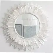 Wall Mirror Selenite Mirror Selenite Sunburst Mirror Handmade Wall Mirror