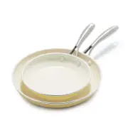 GreenLife Porpoise 2 Piece Cookware Set Light Yellow