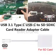 USB 3.1 Type-C USB-C to SD SDXC Card Reader Adapter For Macbook/Pro