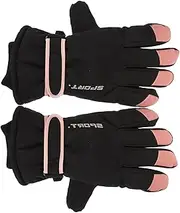 [Minkissy] 1Pair Winter Ski Gloves for Men and Women Thickened Warm Snow Mitts with Touchscreen Slip Outdoor Gloves for Skiing Cycling and Hiking