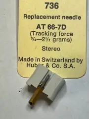 HUCO Diamond Turntable Stylus 736 484 Audio Technica AT66-7D AT21-5 Denon DSN15