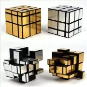 Neo Magic Mirror Cube3x3x3Gold&Silver Professional Speed Cubes Puzzles Speedcube