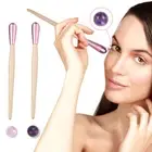 Eye Anti Wrinkle Jade Roller Gua Sha Facial Anti-Aging Eyes Massage Rollers _pw
