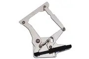 Ring Brothers Billet Bonnet Hinge Kit Natural Finish Suit Ford Mustang 1965-1966 Solid Frame for Steel Bonnet