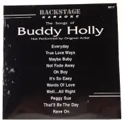 Backstage Karaoke Songs of BUDDY HOLLY 11 Song Disk CD #5617