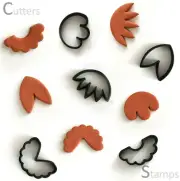 Abstract Polymer clay shape cutter set of 5 | Polymer Clay Cutter set |