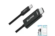 8ware 1m USB-C to HDMI 4K Male to Male Adapter Converter Cable Retail Pack for PC Notebook iPad MacBook Pro/Air Surface Dell XPS to Monitor Projector