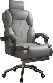 Home Office Chair Home Comfort Gaming Chair High Back Sedentary Lift Armchair Bedroom Swivel Chair Sofa Seat Office Chair Ergonomic Desk Chair(Gray)