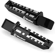 Modeer Motorcycle Rear Foot Pegs Passenger Rest Pedal for Ka.wasaki Ninja 400/650/1000/SX H2/SX/SE Z400 Z650/RS Z900/RS/SE Z H2/SE Z1000/SX/R ZX10R/RR ZX6R/636 VER-SYS Accessories (black-1)