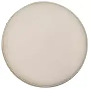 Boat Round Bar Stool Seat Cushion | 17 Inch Off-White Vinyl
