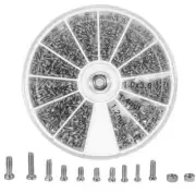600pcs Tiny Clock Watch Screws/Screwdriver For Small Eye Glasses Repair Kit Tool