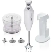Bamix Deluxe White Electric All In One Blender Kitchen Tool Multi Purpose Set