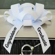 New! 30 Inch Giant Congratulations Graduate Magentic Car Bow Jum-bow
