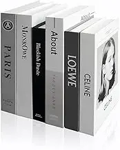 6 Pcs Decor Books for House Faux Book Fashion Modern Fake Book for Decoration Decorative Book for Home Decor Aesthetic Living Room Decor Entryway Coffee Table Book Shelf Decor (No.3 Set)